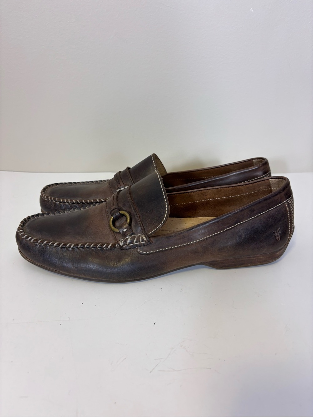 Frye Dark Brown Leather Men’s Loafers 11.5